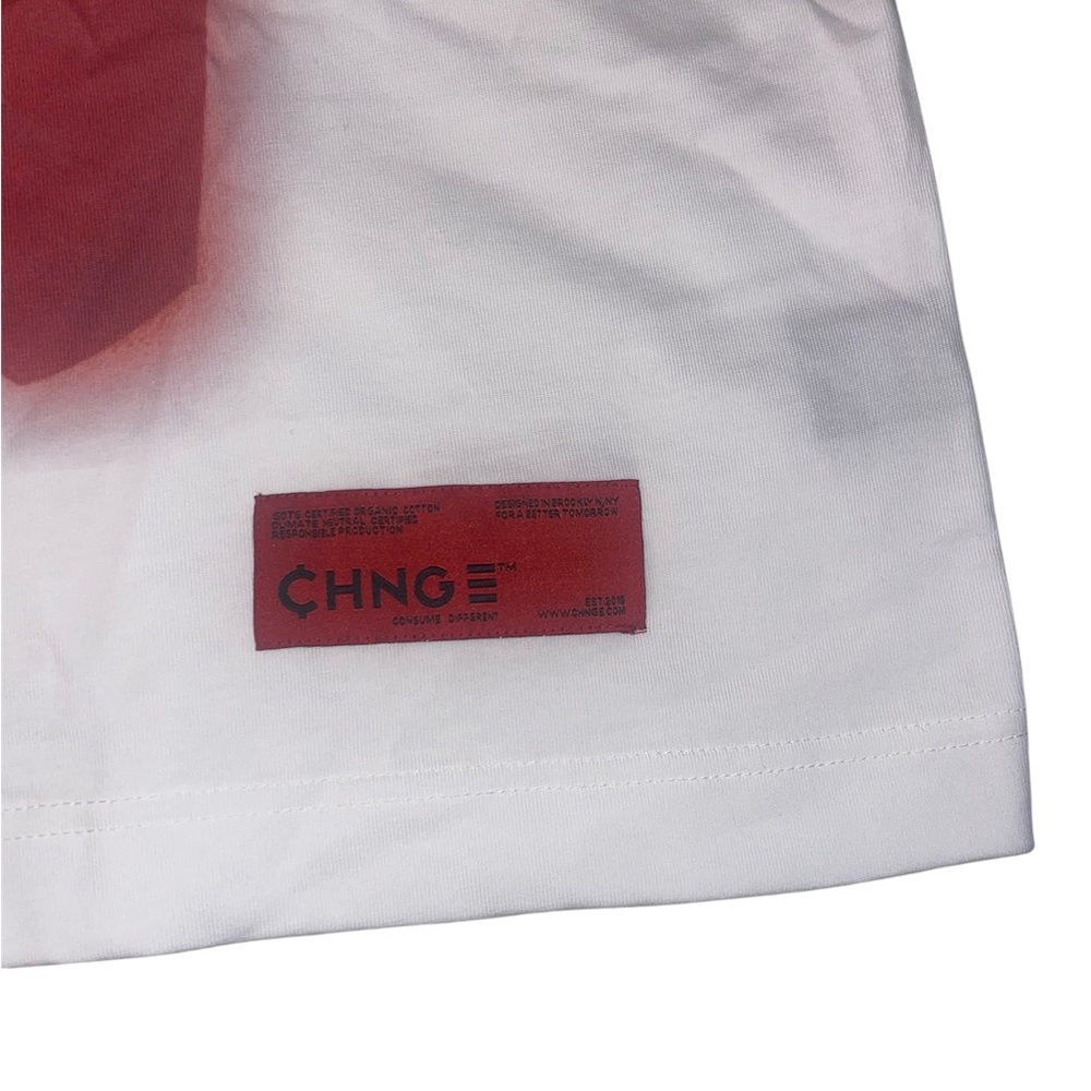 CHANGE Free Palestine S/S T-Shirt (White) Men’s Large - Picture 4 of 6